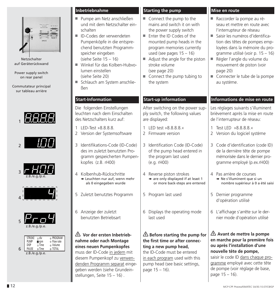 IDEX Health & Science CPF Process User Manual | Page 12 / 68