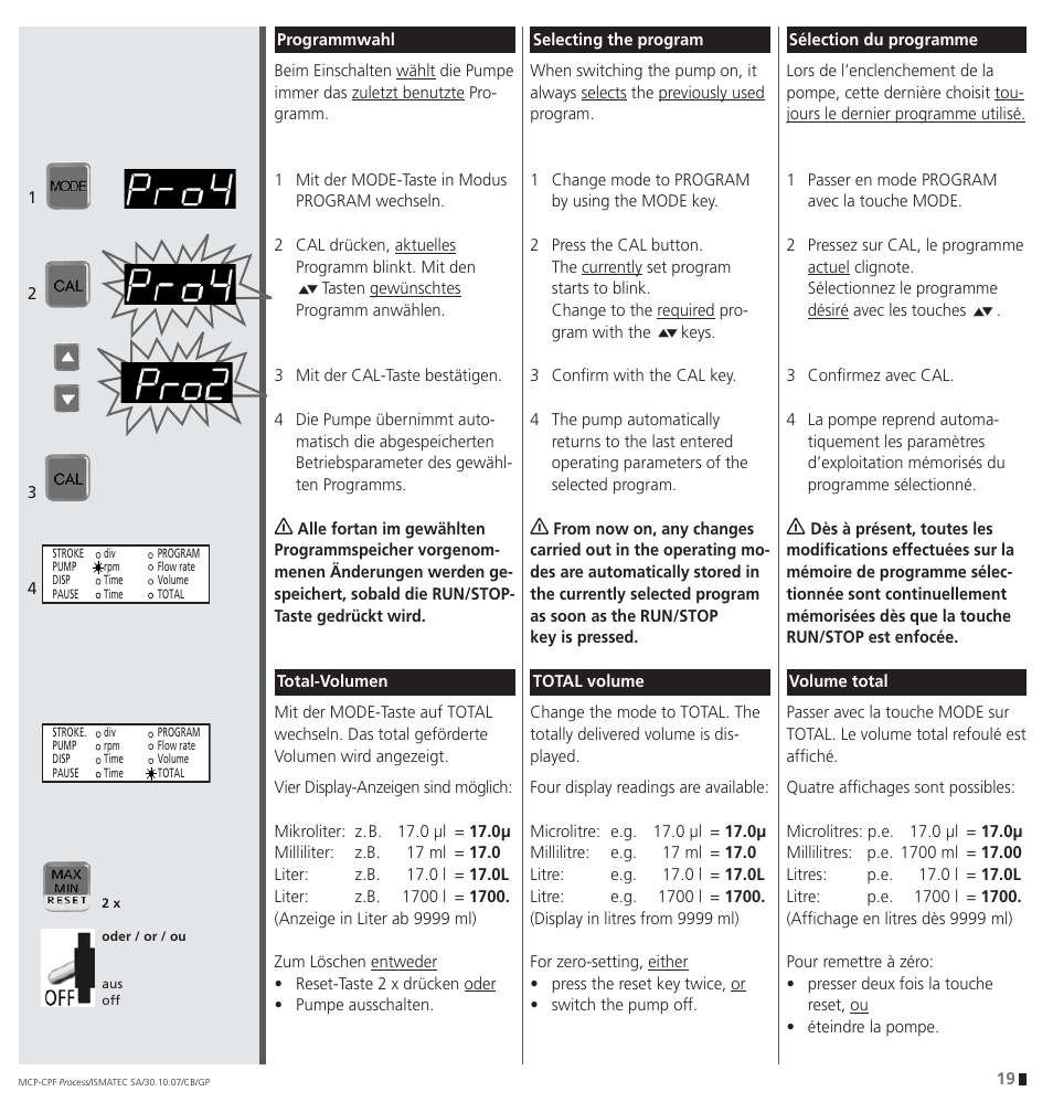 IDEX Health & Science CPF Process User Manual | Page 19 / 68
