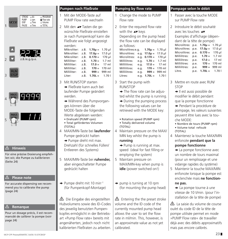 IDEX Health & Science CPF Process User Manual | Page 23 / 68