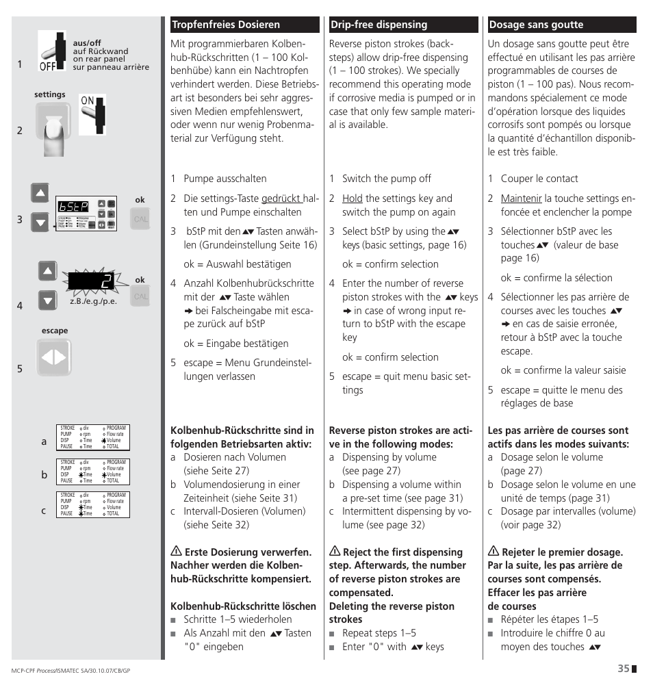 IDEX Health & Science CPF Process User Manual | Page 35 / 68