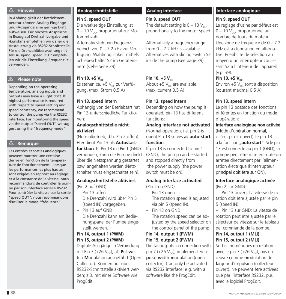 IDEX Health & Science CPF Process User Manual | Page 38 / 68