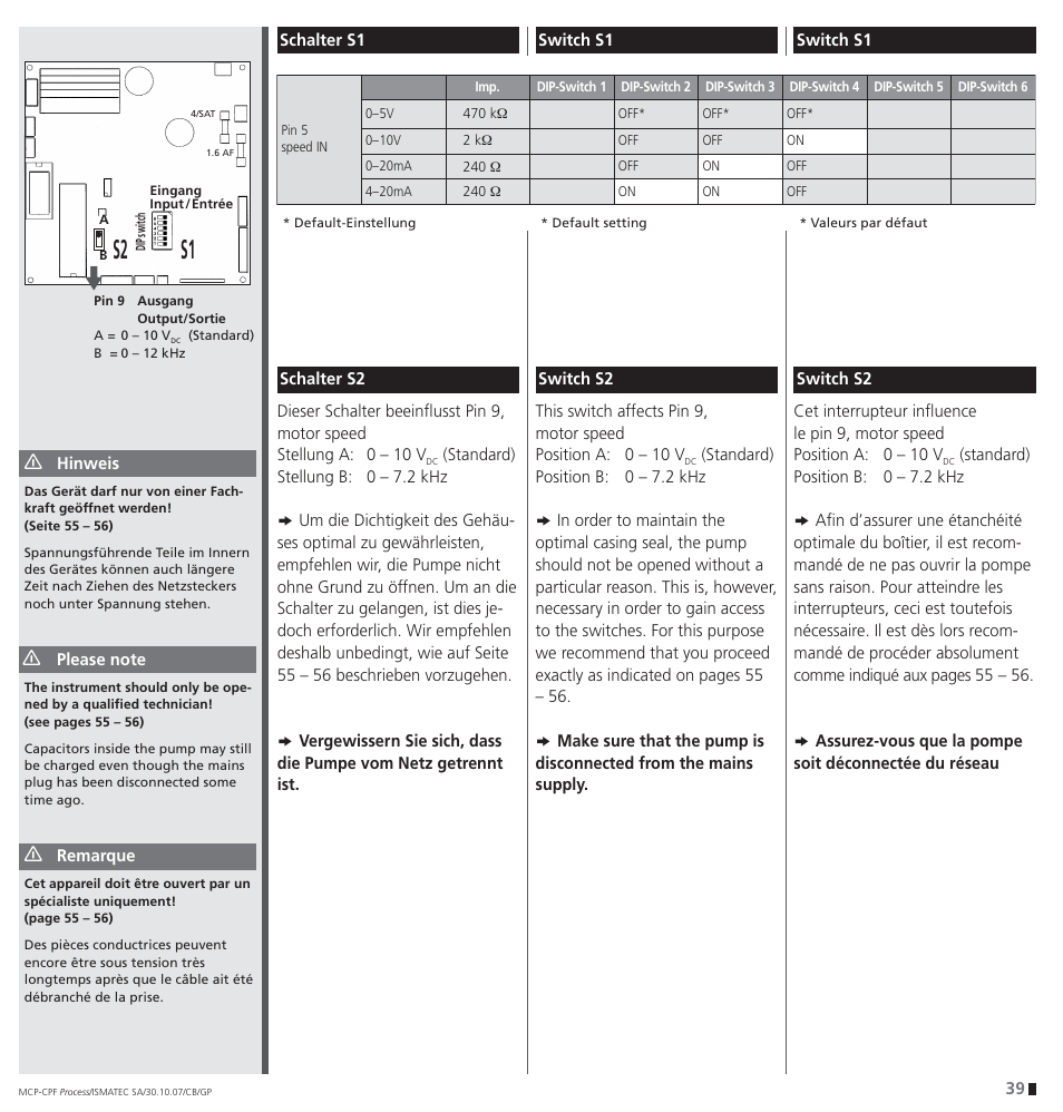 S2 s | IDEX Health & Science CPF Process User Manual | Page 39 / 68