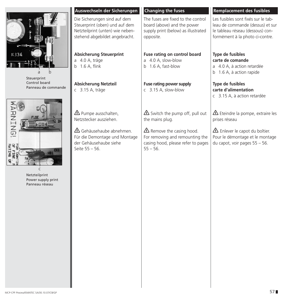 IDEX Health & Science CPF Process User Manual | Page 57 / 68