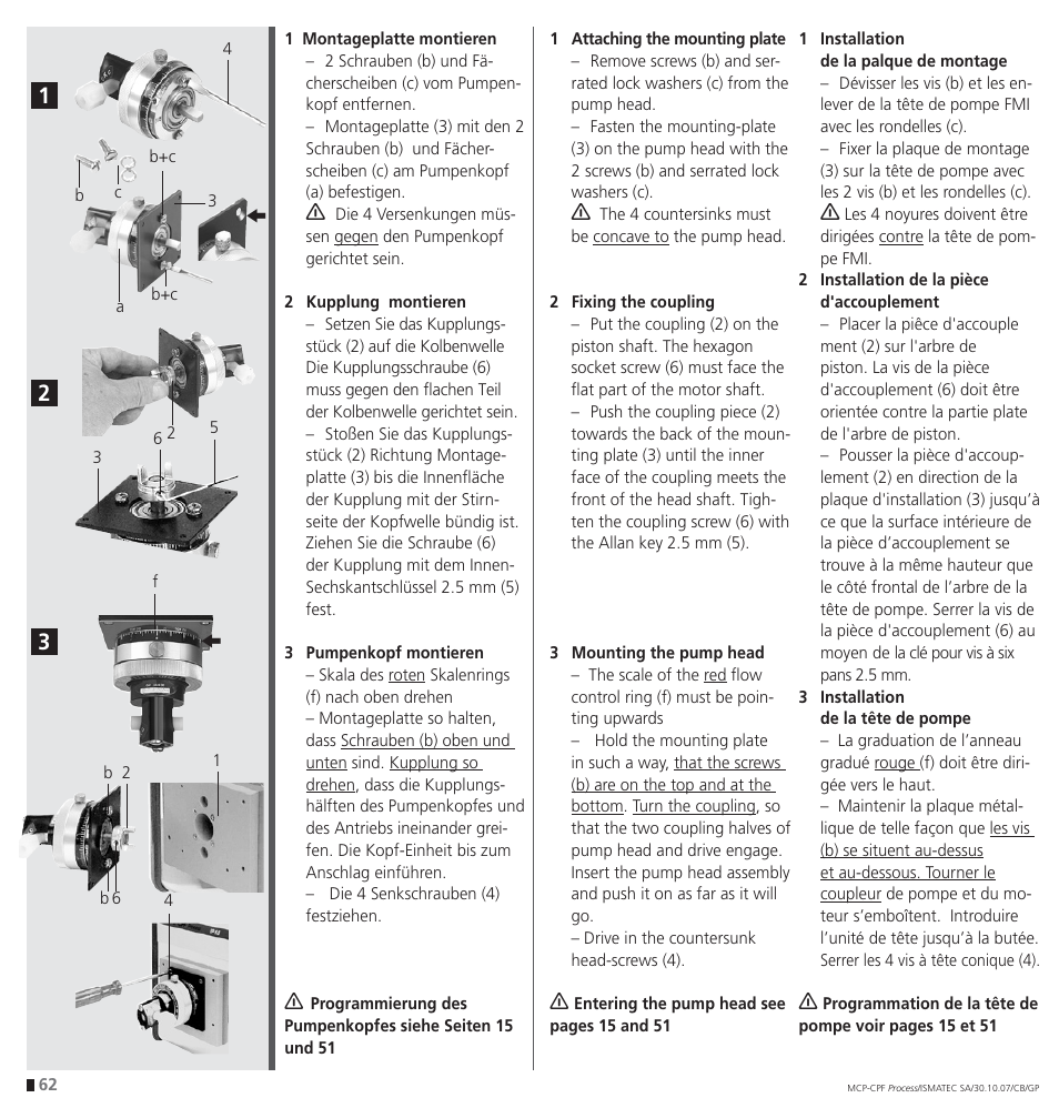IDEX Health & Science CPF Process User Manual | Page 62 / 68
