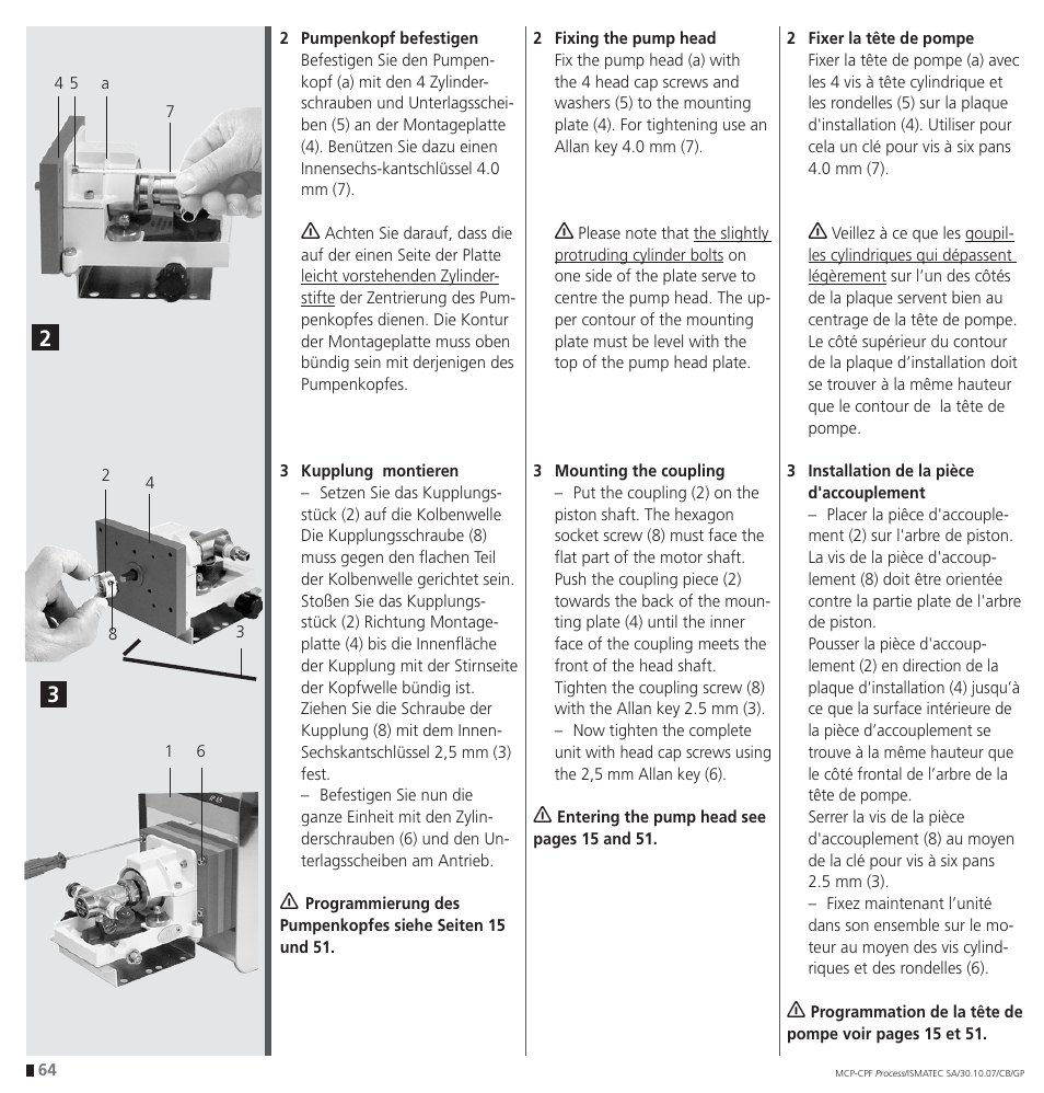 IDEX Health & Science CPF Process User Manual | Page 64 / 68