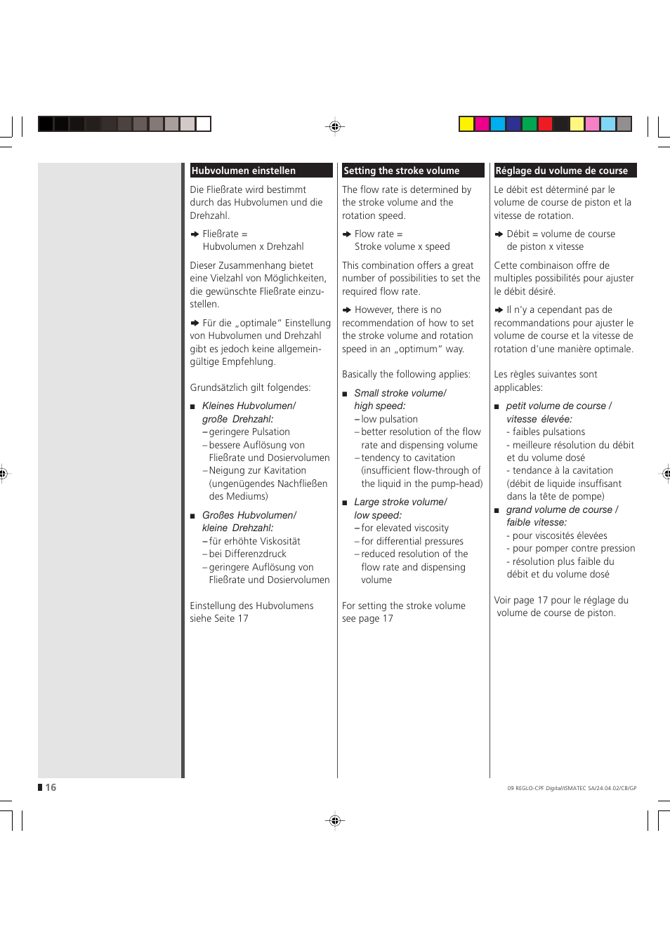 IDEX Health & Science REGLO CPF Digital Version without Settings Menu User Manual | Page 16 / 44