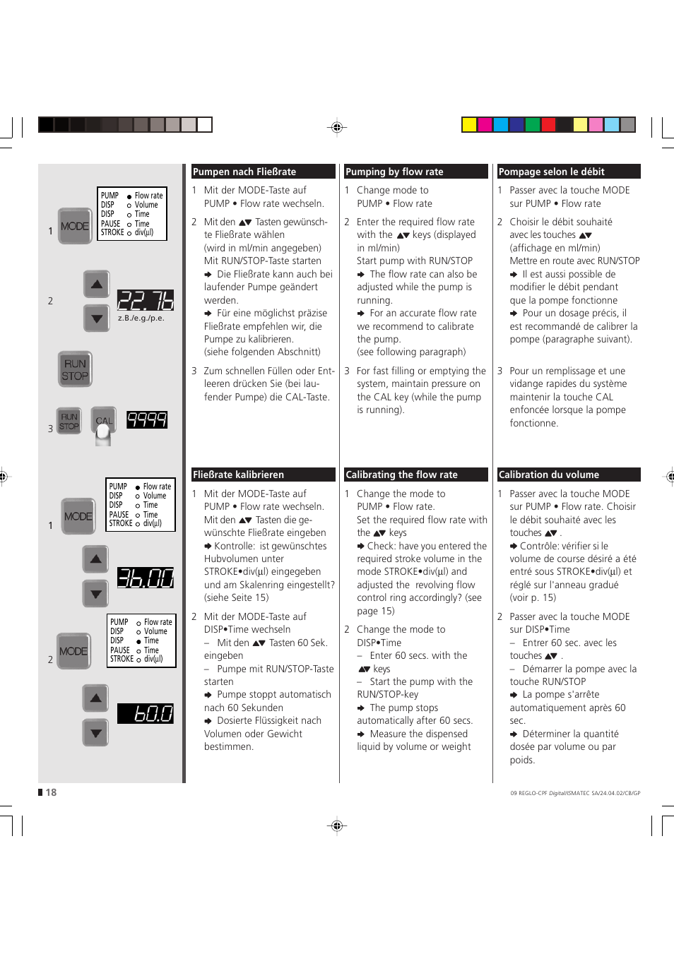 IDEX Health & Science REGLO CPF Digital Version without Settings Menu User Manual | Page 18 / 44