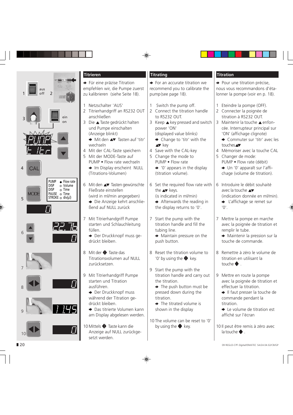 IDEX Health & Science REGLO CPF Digital Version without Settings Menu User Manual | Page 20 / 44