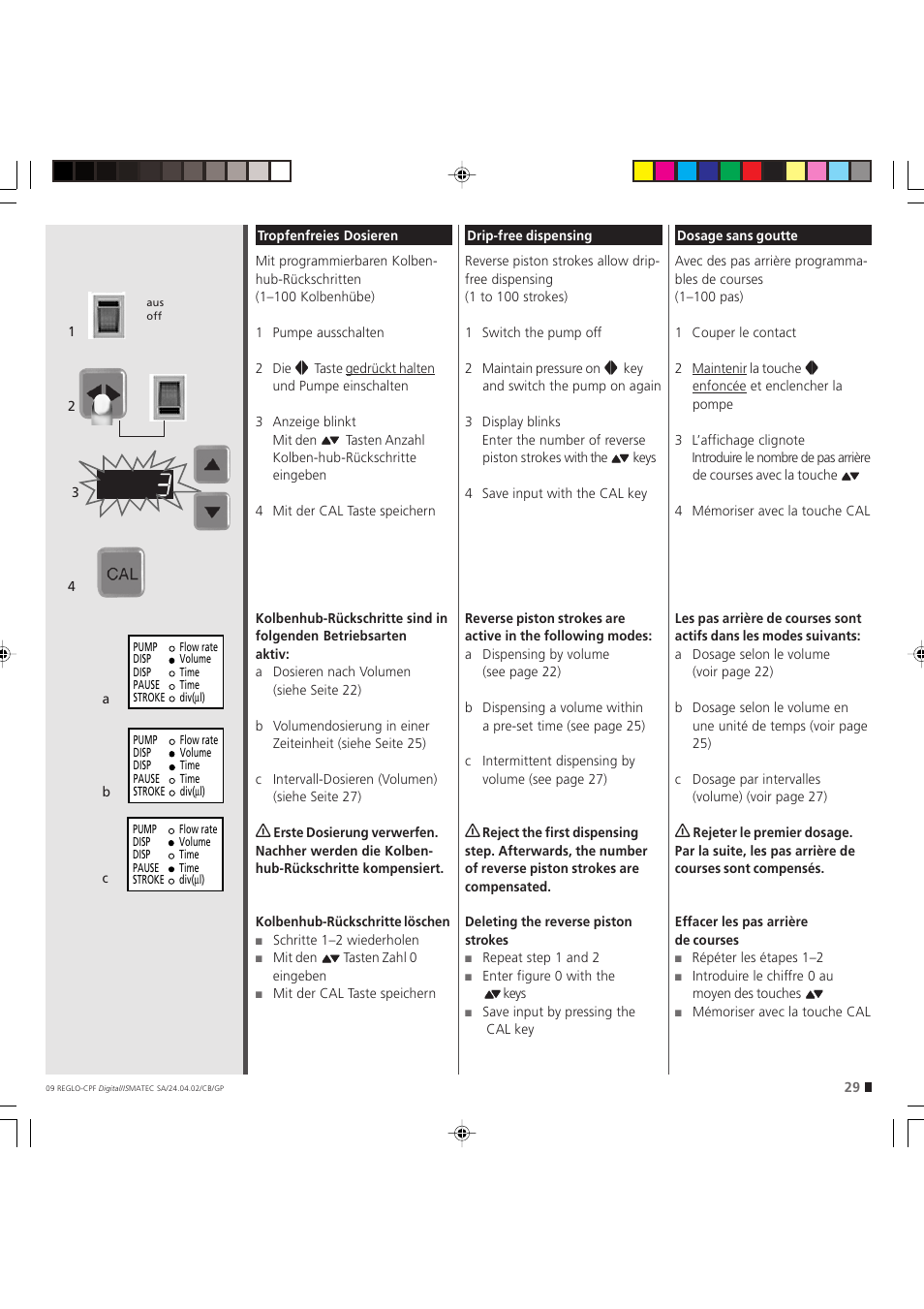 IDEX Health & Science REGLO CPF Digital Version without Settings Menu User Manual | Page 29 / 44
