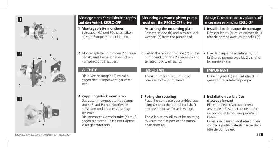 IDEX Health & Science REGLO CPF Analog User Manual | Page 33 / 36