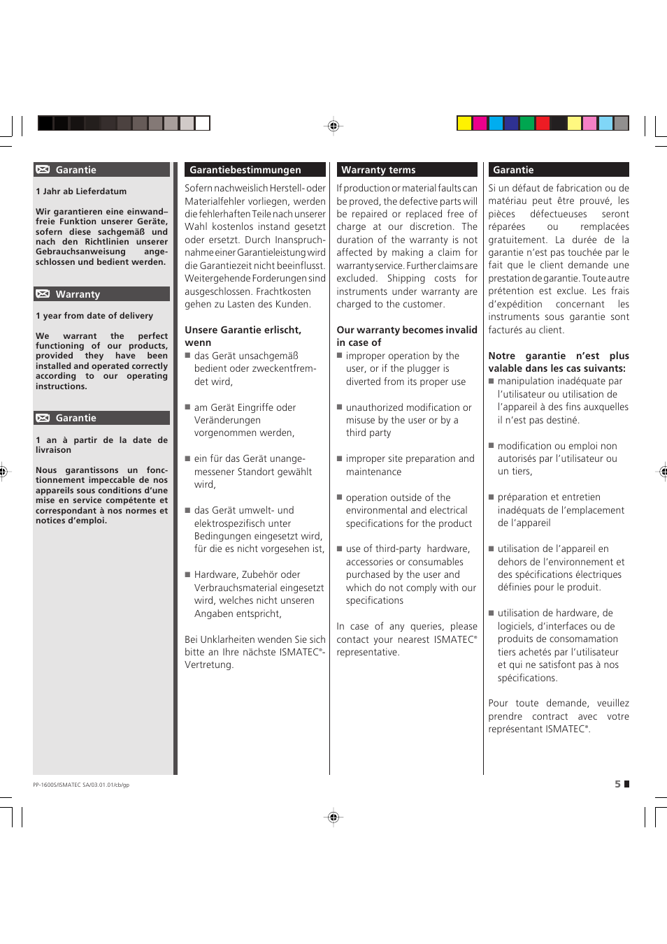 IDEX Health & Science PP-1600 S Pipette plugger User Manual | Page 5 / 16