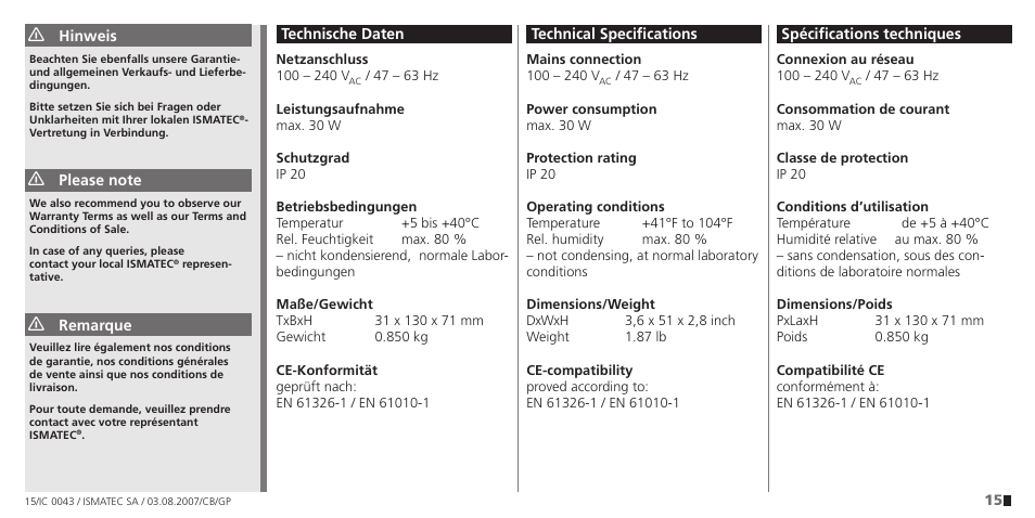 IDEX Health & Science IC 0043 Flanging tool User Manual | Page 15 / 16