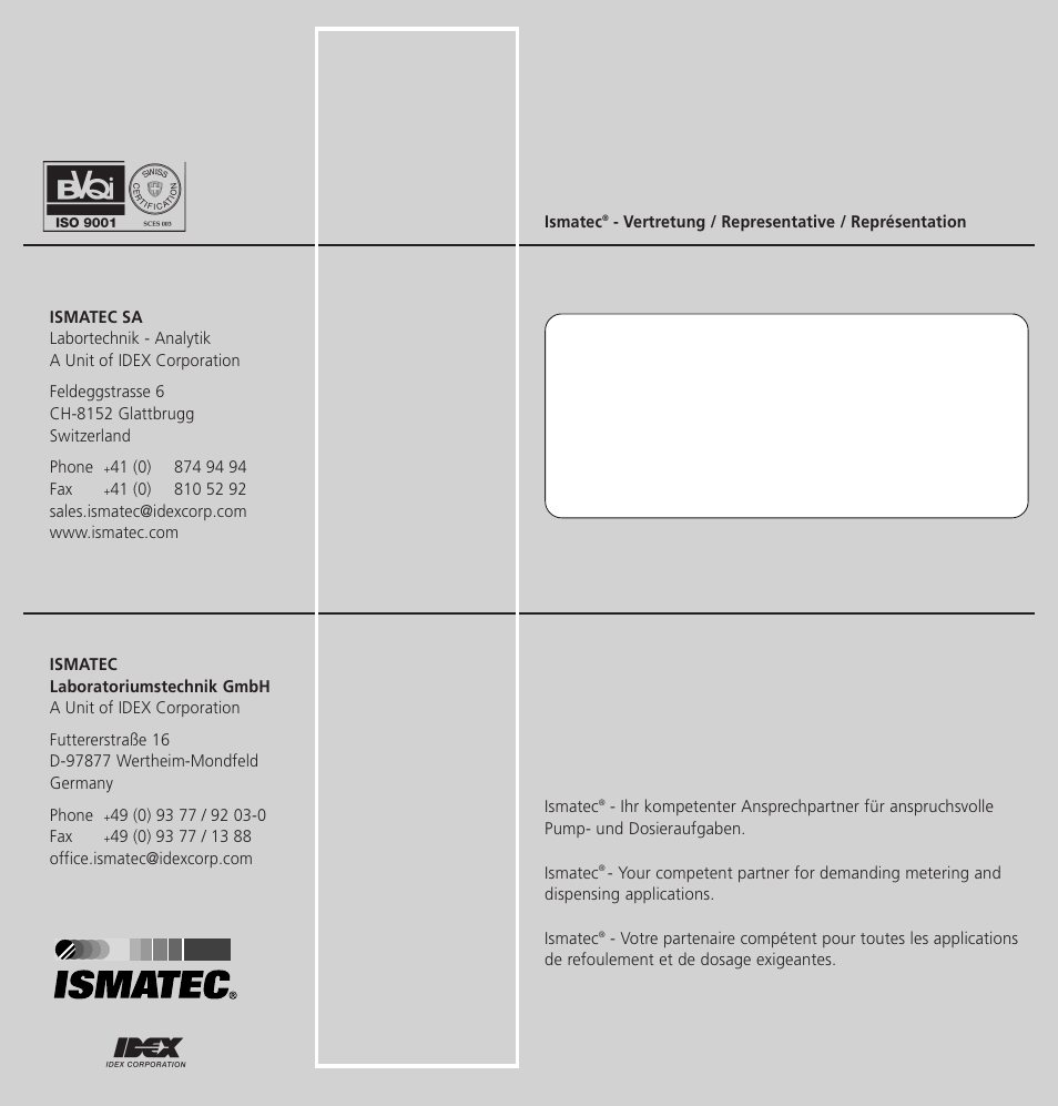 IDEX Health & Science ProgEdit User Manual | Page 20 / 20
