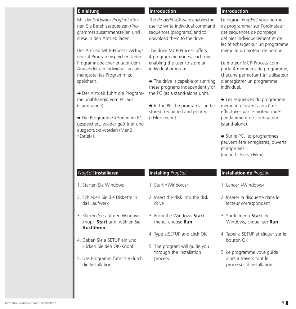 IDEX Health & Science ProgEdit User Manual | Page 5 / 20