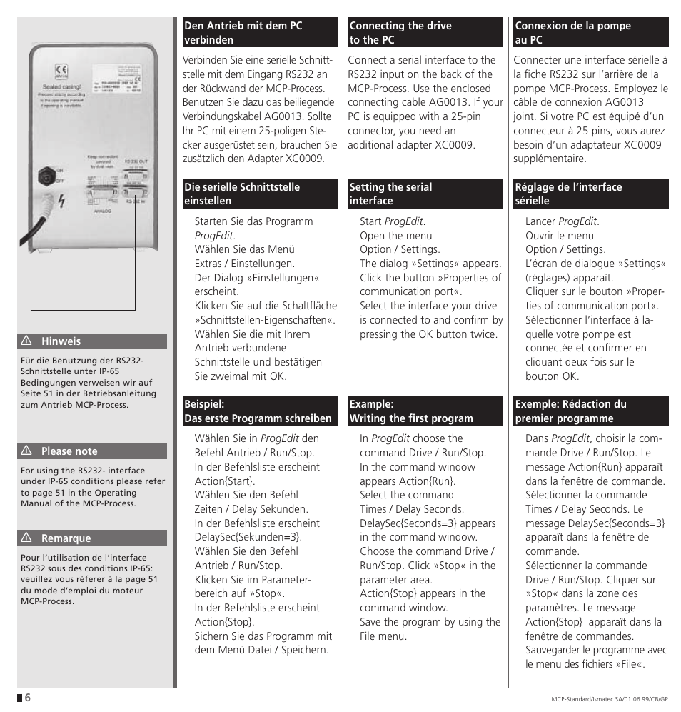 IDEX Health & Science ProgEdit User Manual | Page 6 / 20