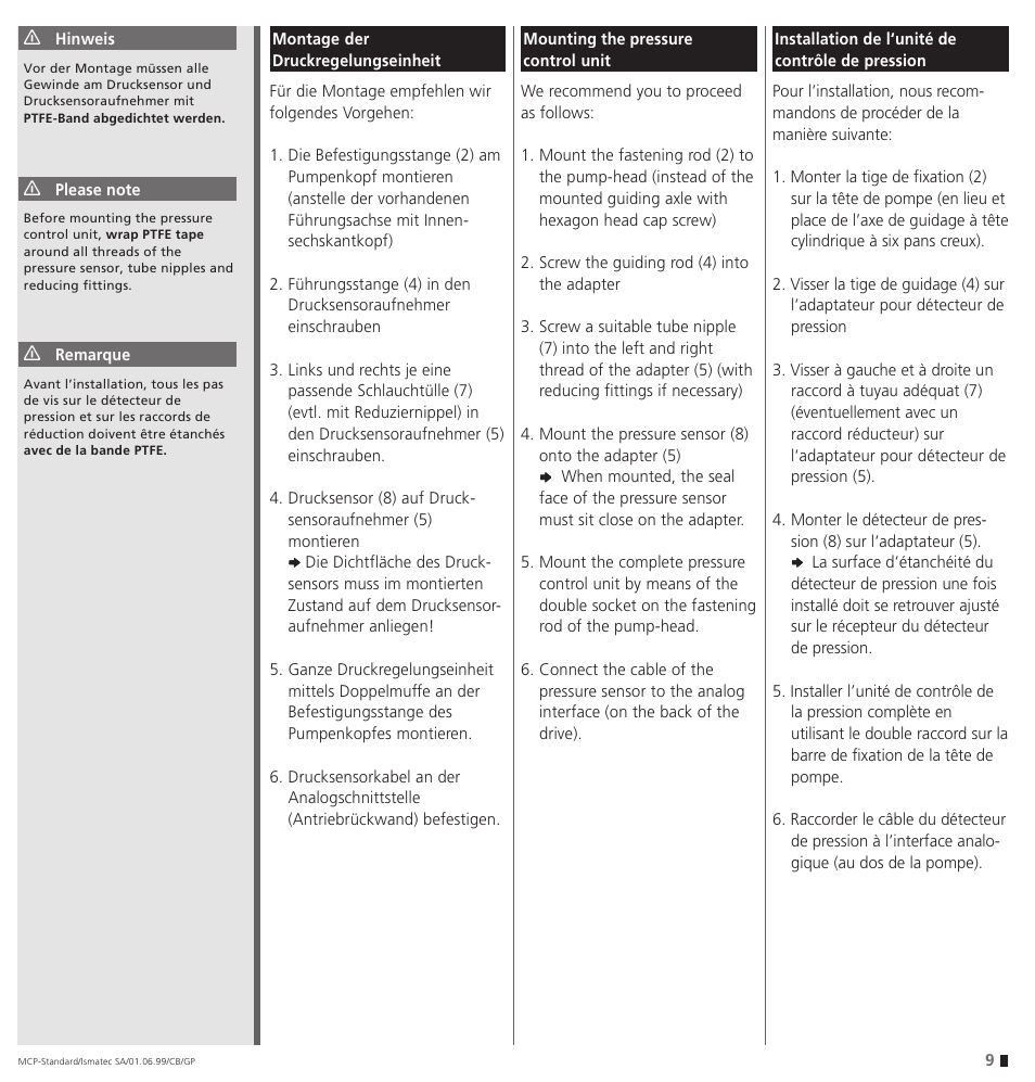 IDEX Health & Science ProgEdit User Manual | Page 9 / 20
