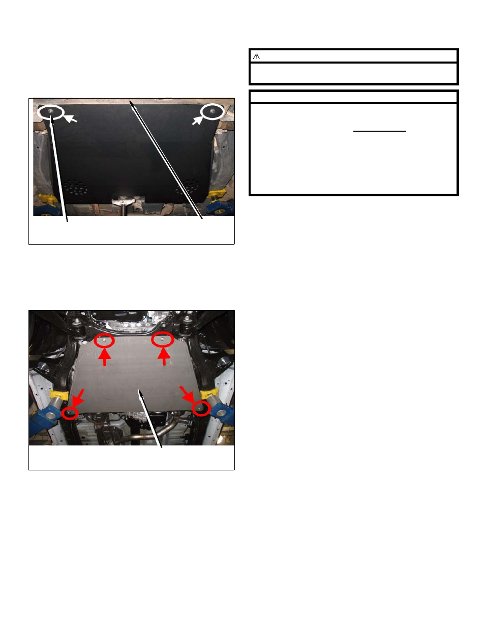 Install skid plate, After completing installation, Kit parts list | OR-Fab 87042 TUNDRA/08-13 SEQUOIA TRANSMISSION SKID PLATE CAT THEFT User Manual | Page 2 / 2
