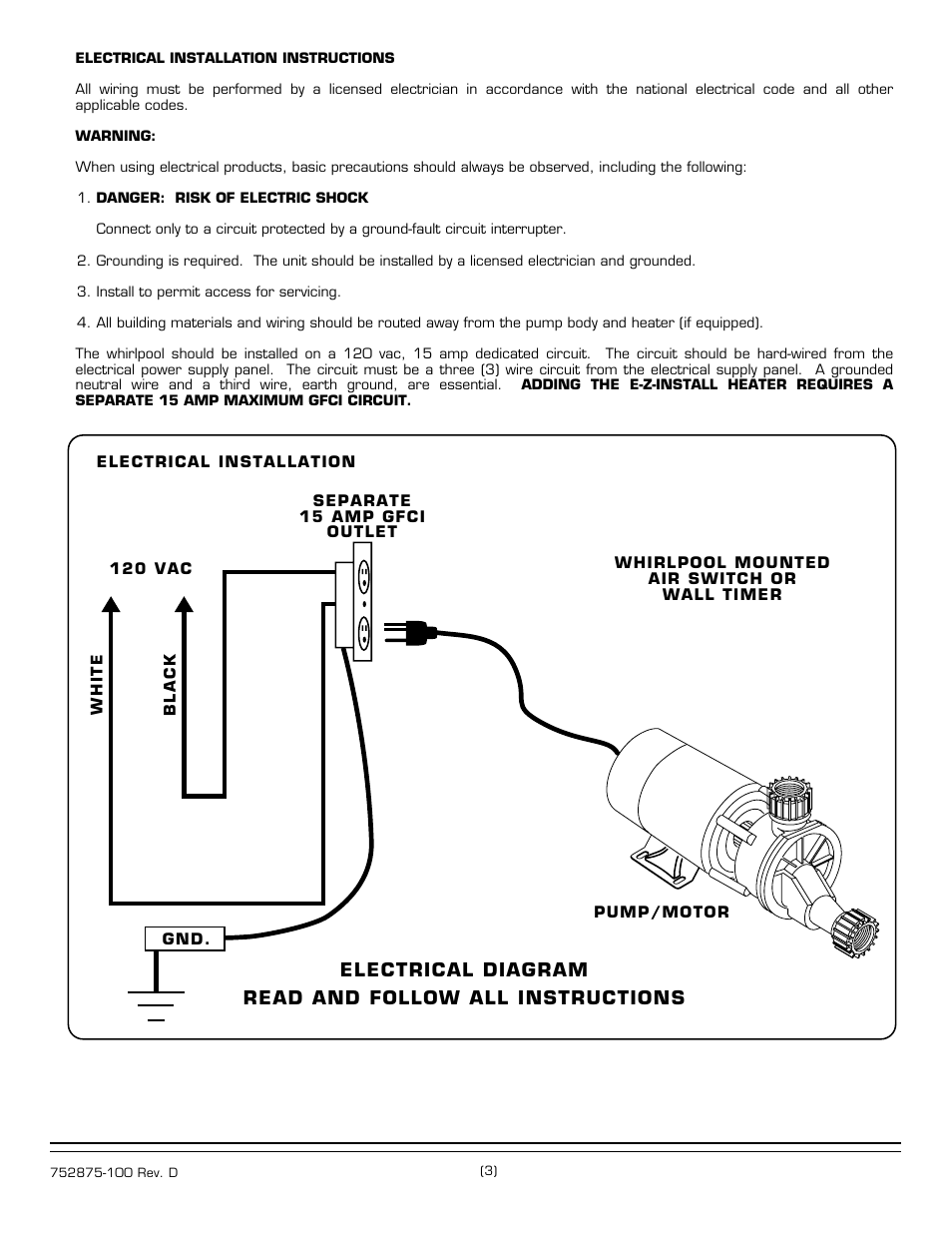 American Standard Williamsburg Elite 2425E SERIES User Manual | Page 3 / 4