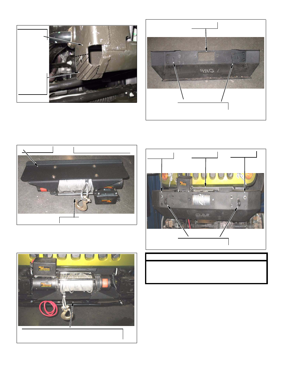 OR-Fab 83223 JEEP JK WRANGLER / STUBBY FRONT BUMPER WITH HOOP AND OFFSET WINCH MOUNT User Manual | Page 3 / 7