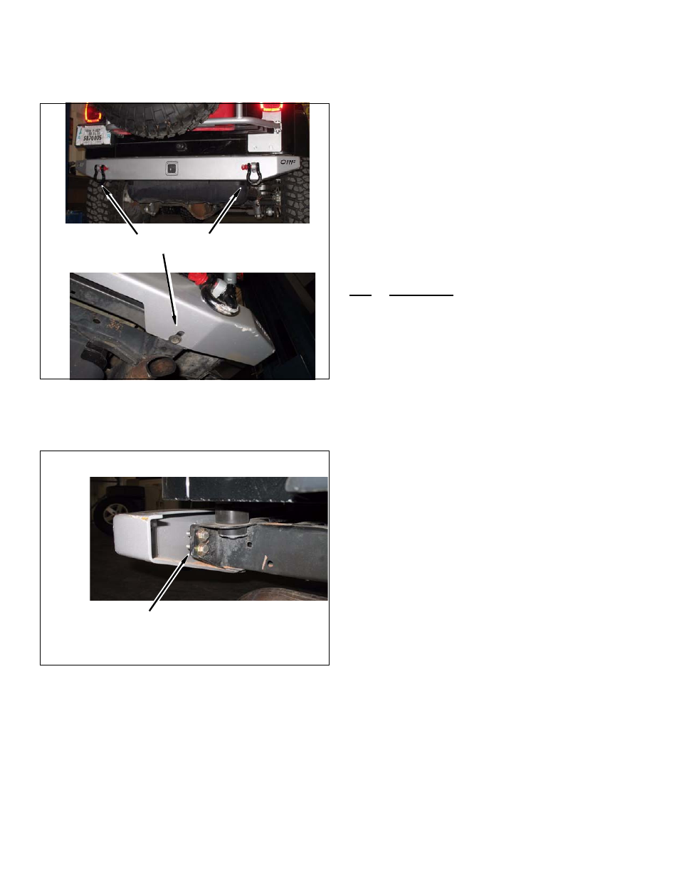 Accessories, Parts list | OR-Fab 83640 REAR ROCKSLIDER SHEET METAL BUMPER / TJ / TJL User Manual | Page 2 / 2