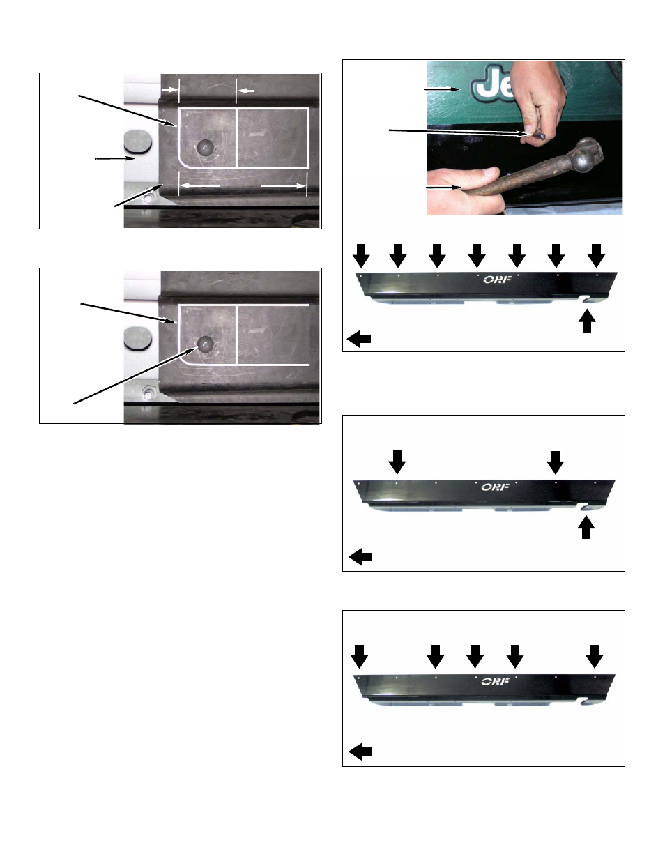 OR-Fab 84204 ROCKER PANEL (PAIR) TJL (UNLIMITED) User Manual | Page 4 / 9