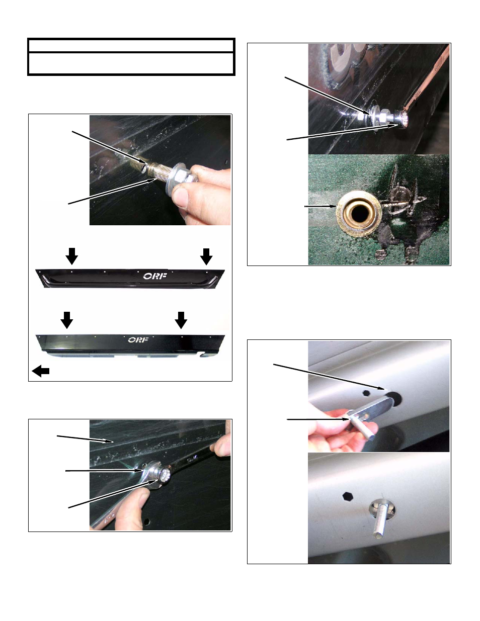 OR-Fab 84204 ROCKER PANEL (PAIR) TJL (UNLIMITED) User Manual | Page 6 / 9