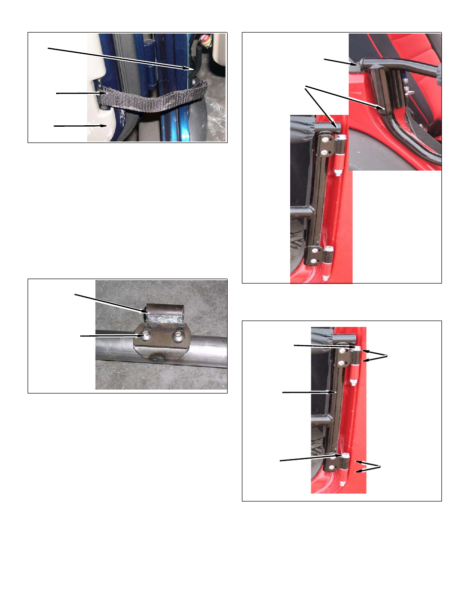 Install rock doors | OR-Fab 88003 ROCK DOORS - REAR - JK UNLIMITED User Manual | Page 2 / 4