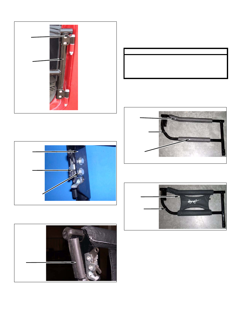 After completing installation | OR-Fab 88003 ROCK DOORS - REAR - JK UNLIMITED User Manual | Page 3 / 4