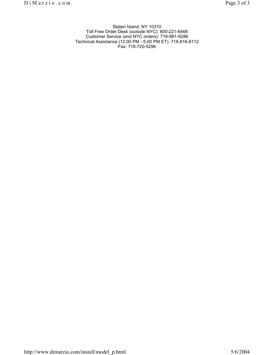 DiMarzio Will Power Middle User Manual | Page 3 / 3