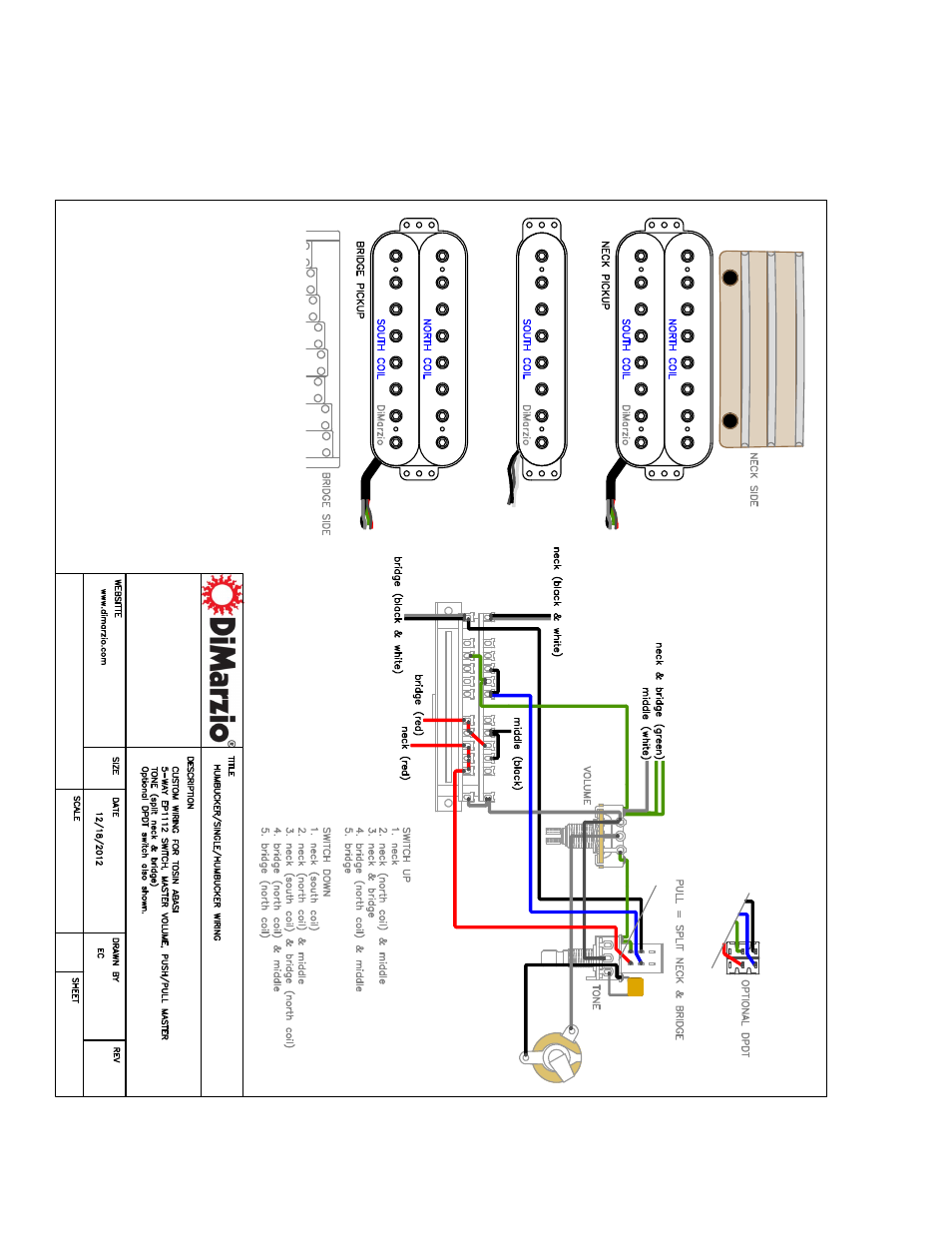 DiMarzio Ionizer 8 Neck User Manual | 2 pages