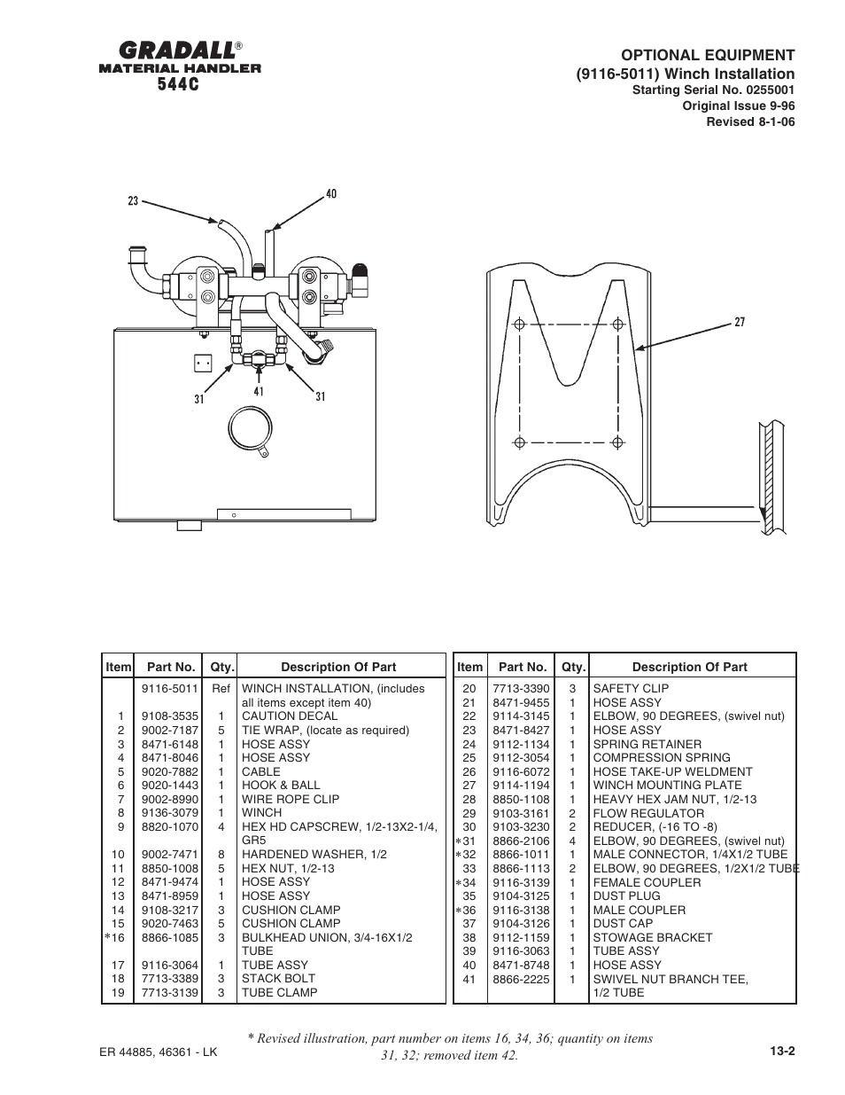 Gradall 544C-10 User Manual | Page 138 / 171