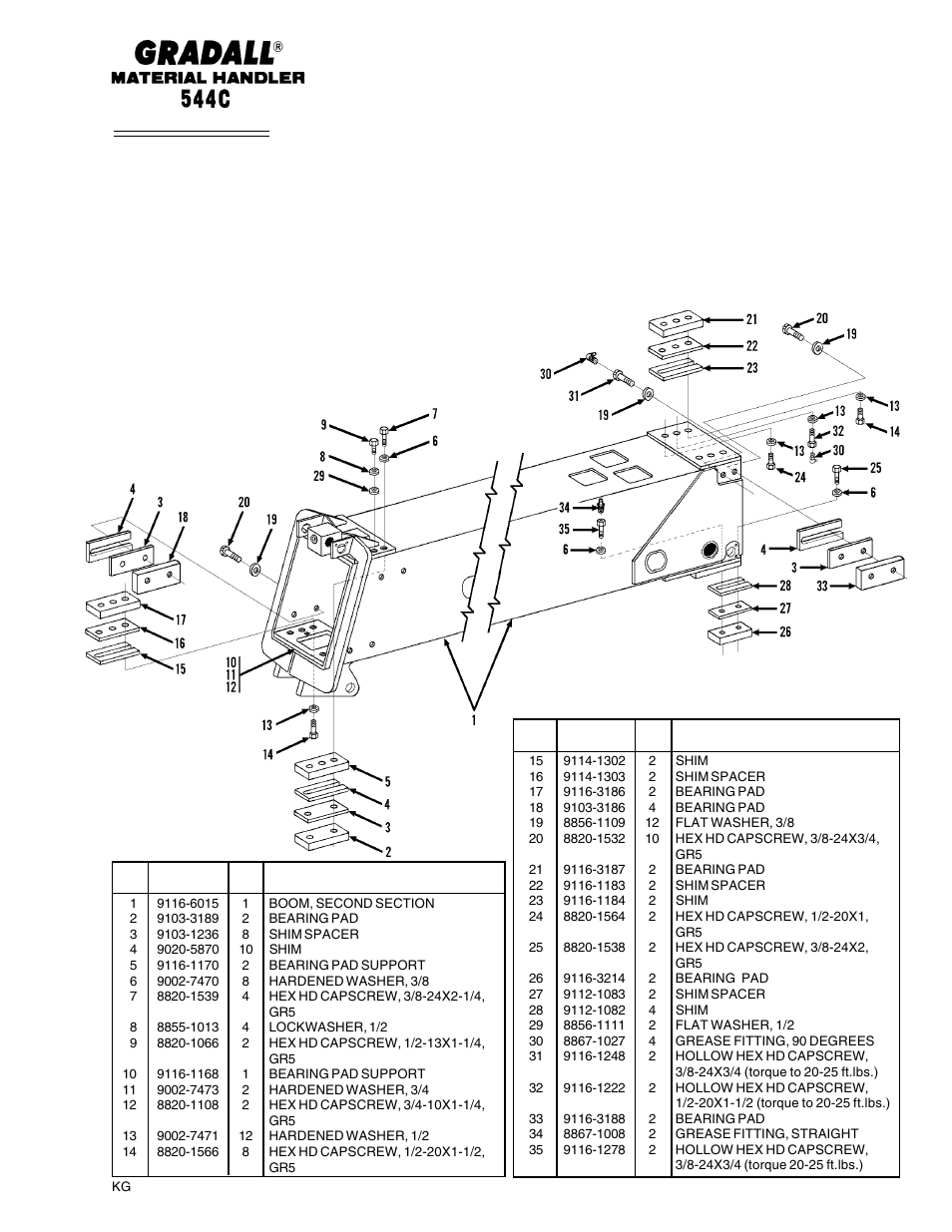 Gradall 544C-10 User Manual | Page 33 / 171