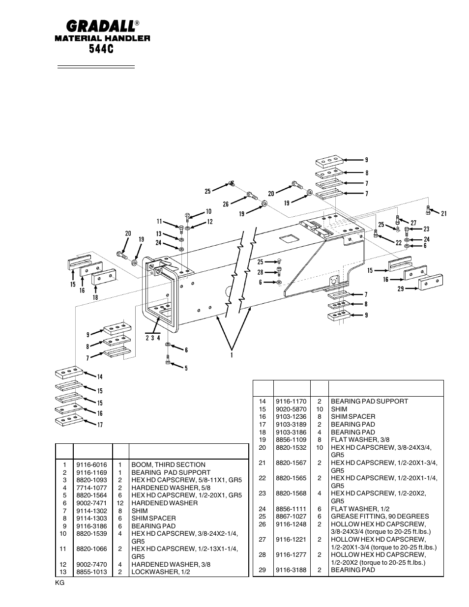 Gradall 544C-10 User Manual | Page 34 / 171