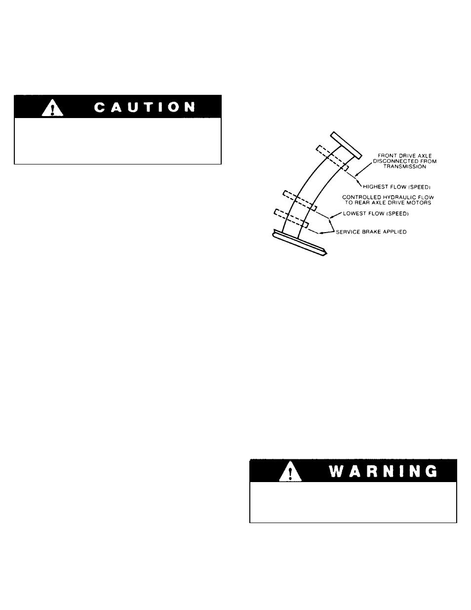 Rear driving axle, Inching travel | Gradall 544B Operation Manual User Manual | Page 20 / 40