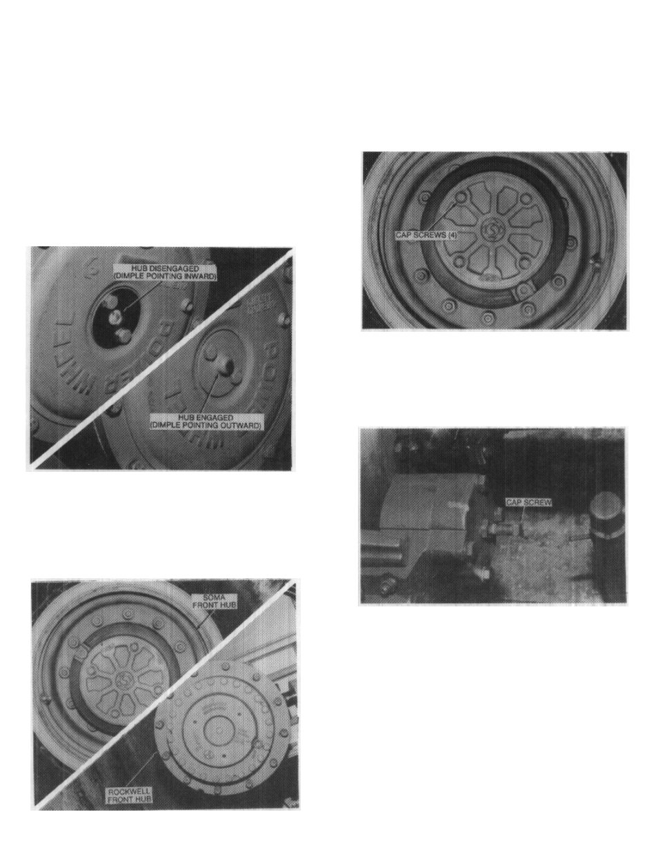 Moving handler in emergency, For soma axle only for rockwell axle only | Gradall 544B Operation Manual User Manual | Page 37 / 40