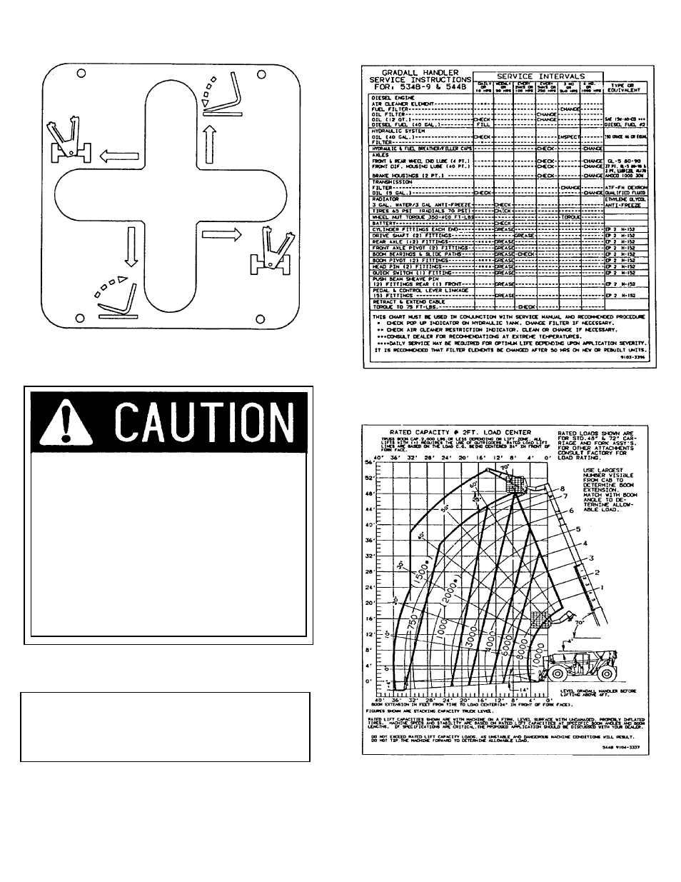 Decals (cont.) | Gradall 544B Operation Manual User Manual | Page 8 / 40