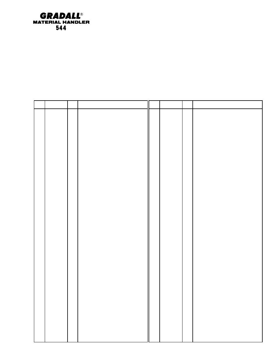 Hydraulic circuits oil supply & pressure lines | Gradall 544 User Manual | Page 110 / 209