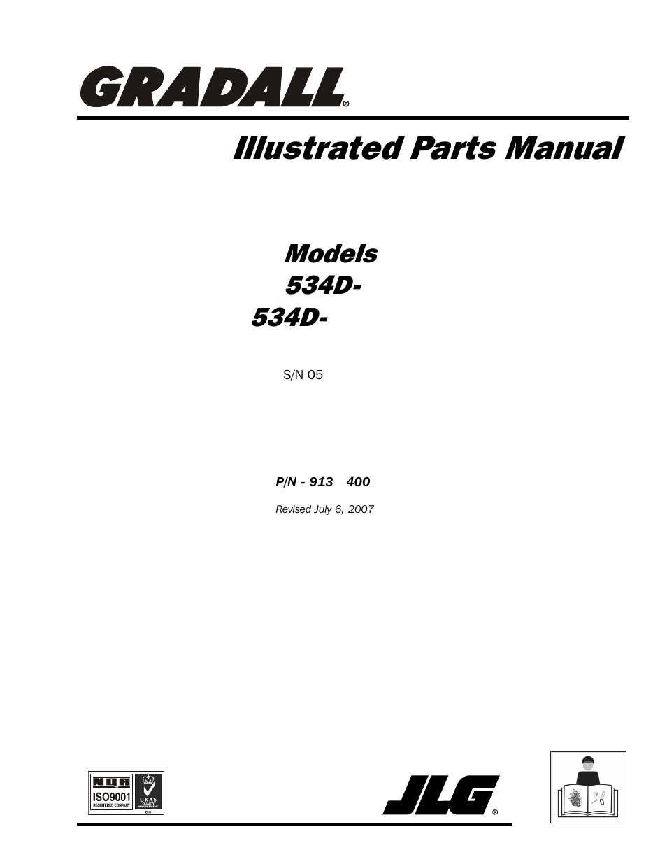 Gradall 534D-6T Parts Manual User Manual | 258 pages