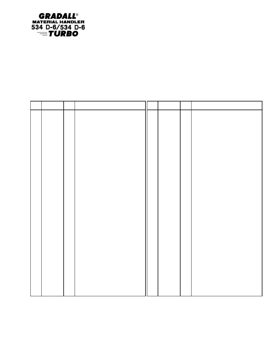 Gradall 534D-6T Parts Manual User Manual | Page 151 / 258