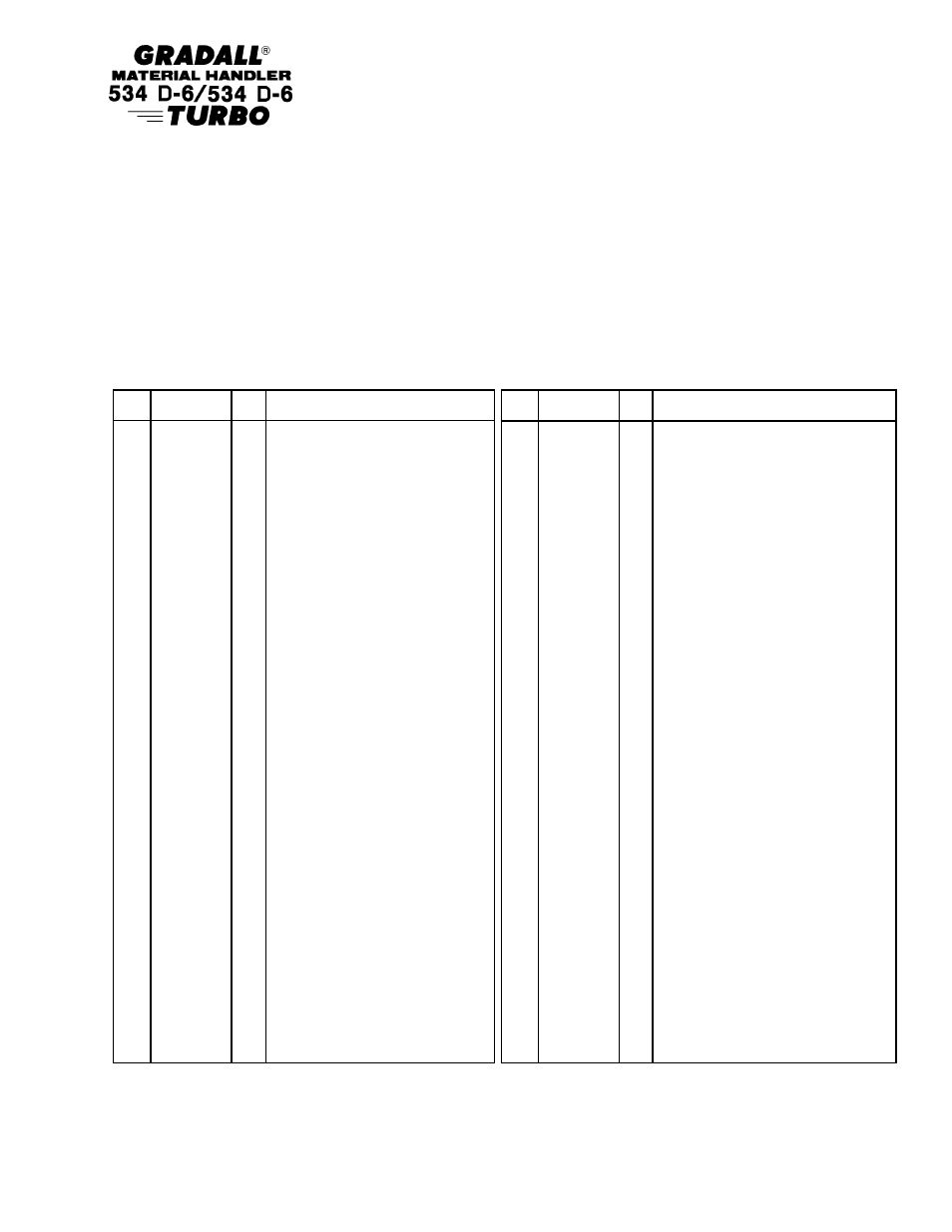 Gradall 534D-6T Parts Manual User Manual | Page 153 / 258