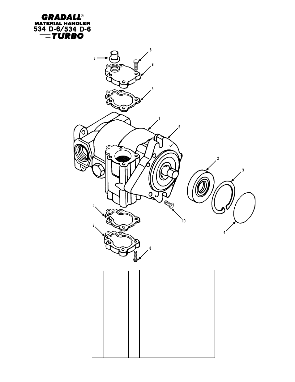 Gradall 534D-6T Parts Manual User Manual | Page 154 / 258