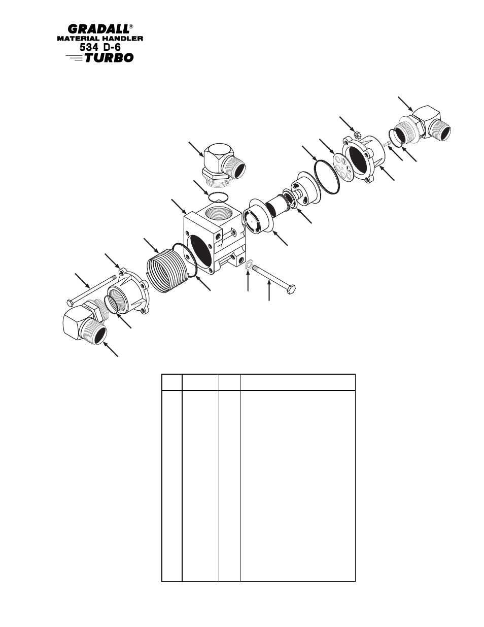 Gradall 534D-6T Parts Manual User Manual | Page 168 / 258