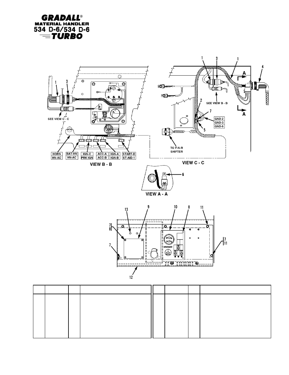 Electrical dash panel assembly | Gradall 534D-6T Parts Manual User Manual | Page 172 / 258