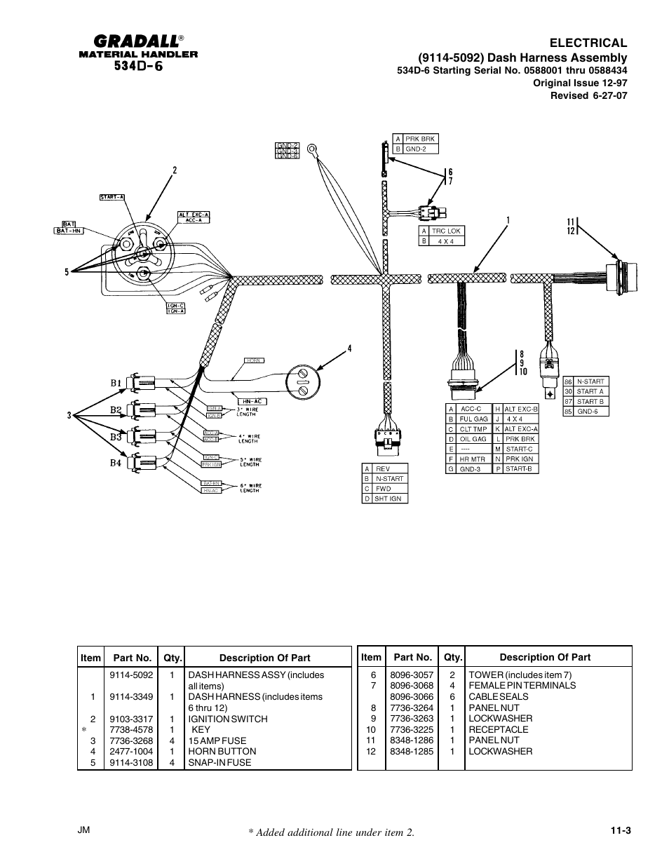 Gradall 534D-6T Parts Manual User Manual | Page 175 / 258