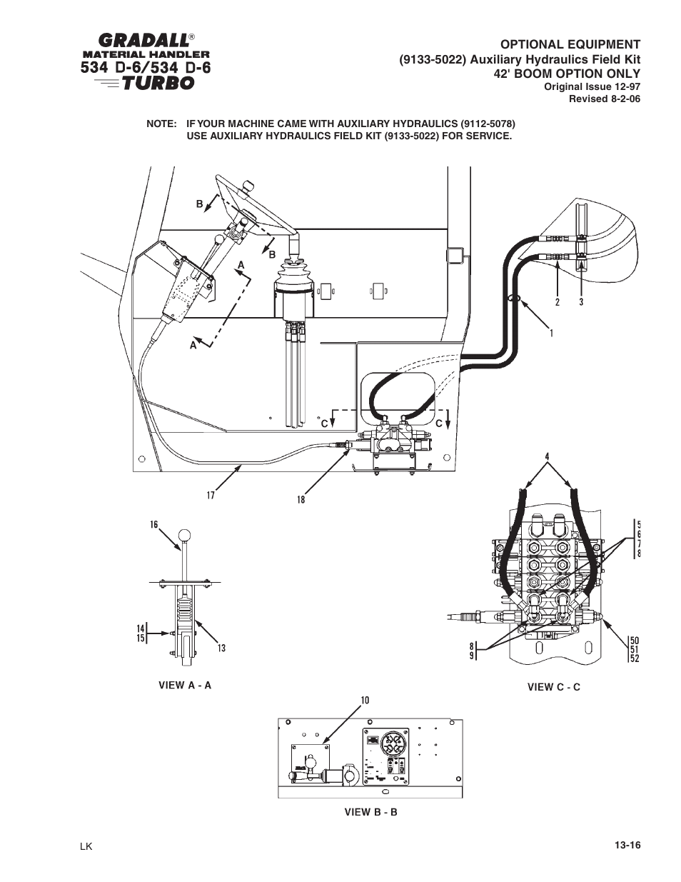 Gradall 534D-6T Parts Manual User Manual | Page 216 / 258