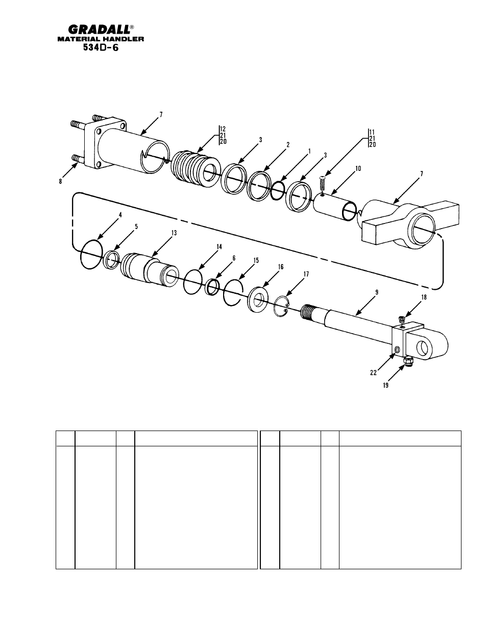 Gradall 534D-6T Parts Manual User Manual | Page 222 / 258