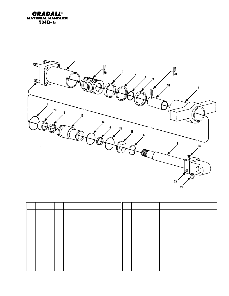 Gradall 534D-6T Parts Manual User Manual | Page 223 / 258