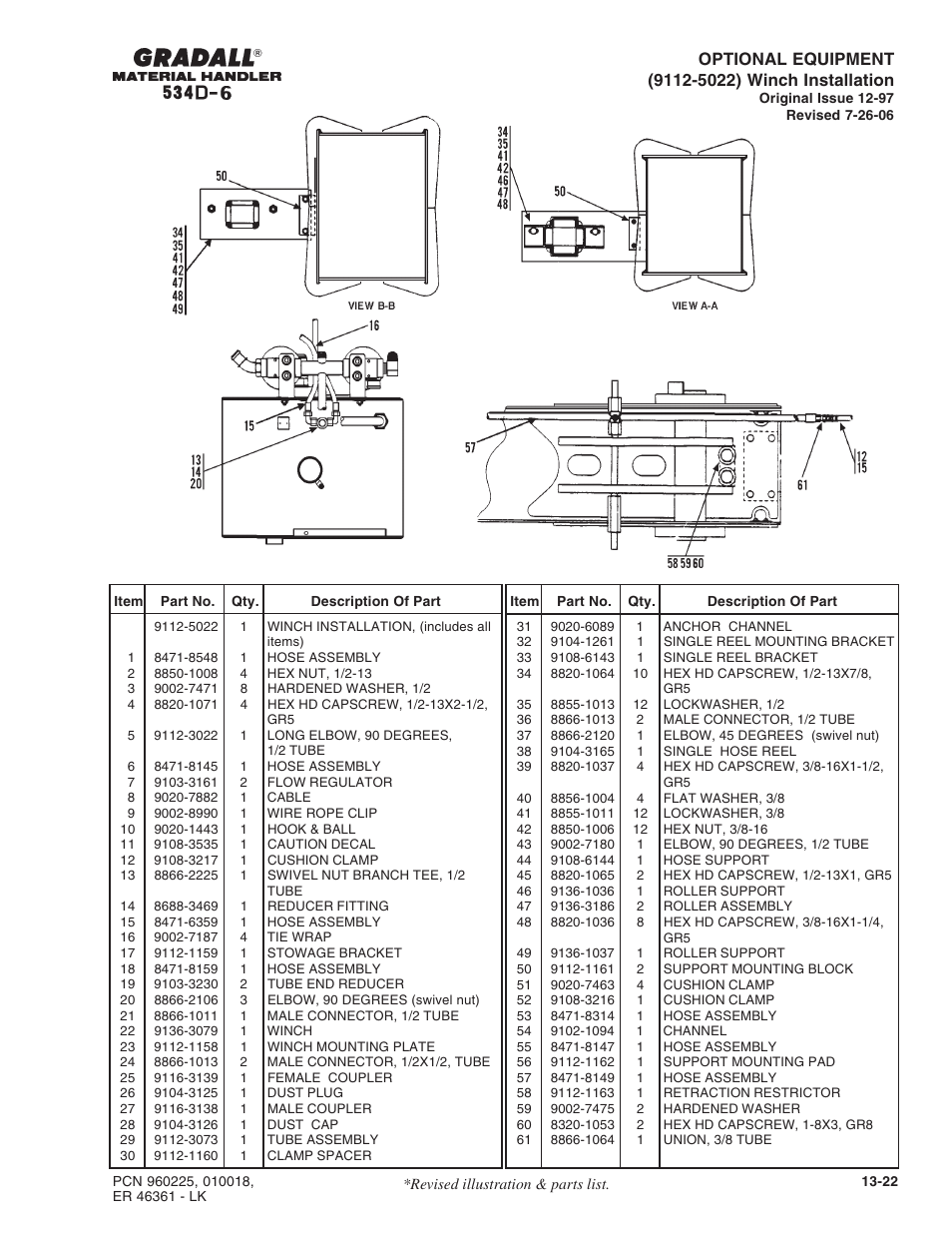 Gradall 534D-6T Parts Manual User Manual | Page 228 / 258