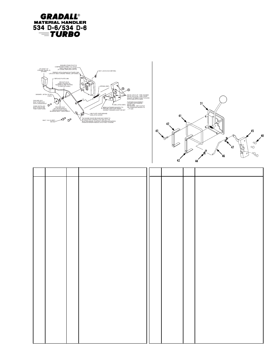 Gradall 534D-6T Parts Manual User Manual | Page 238 / 258