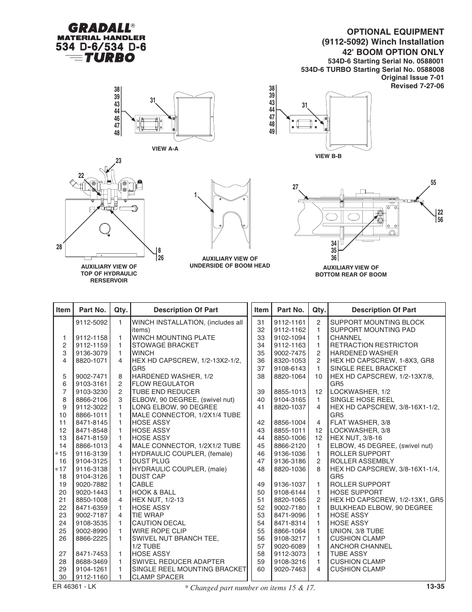 Gradall 534D-6T Parts Manual User Manual | Page 247 / 258